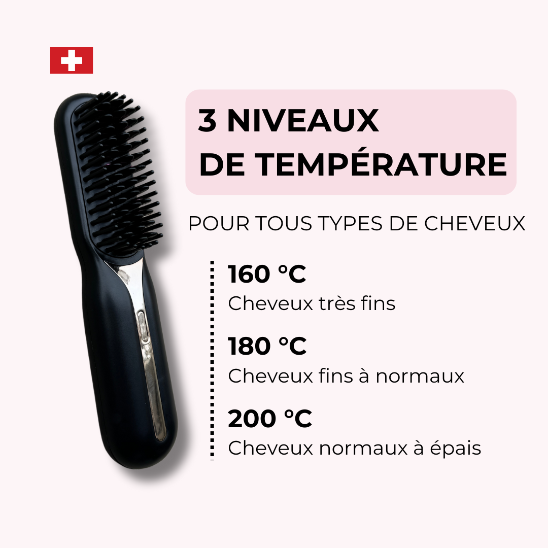 HairLiss Lisseur Portable 3-en-1