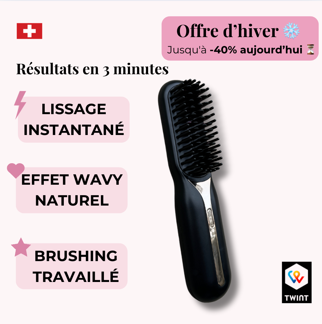 HairLiss Lisseur Portable 3-en-1